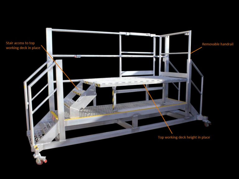 custom work platforms 768x574
