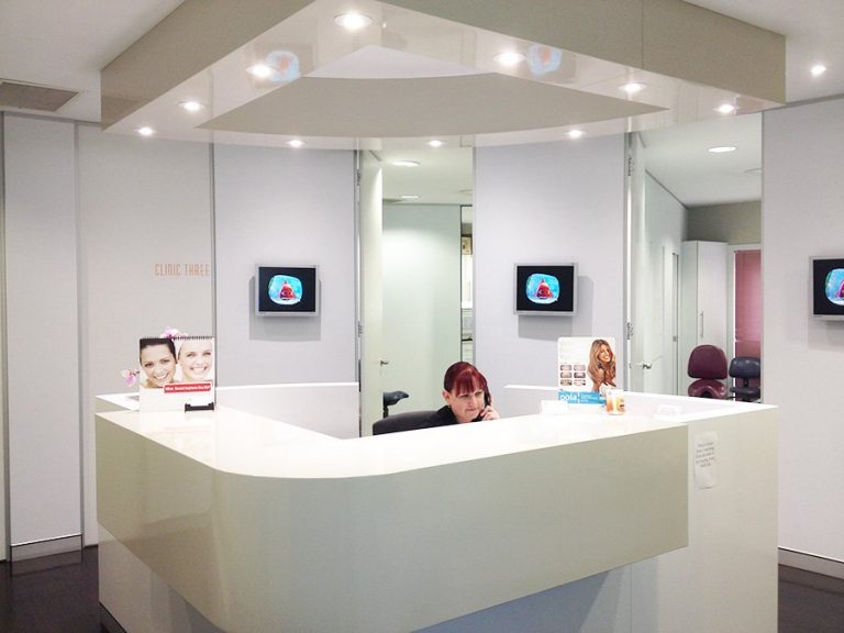 A Plus Dental Dentist Campbelltown reception 768x576