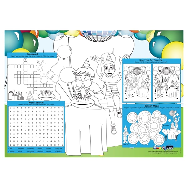 Boys Party Placemat