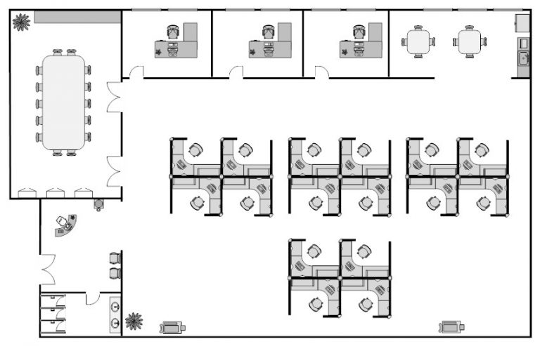 Great office plan 768x493