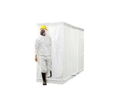 Disposable 3 stage modular plastic sheeting