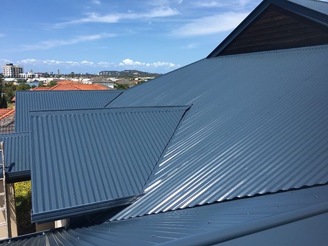 Colorbond roof restoration including gutters and fascias