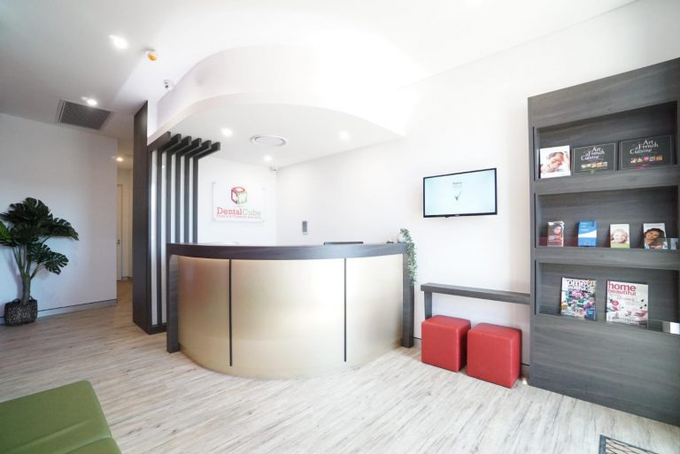 Dental Cube Kellyville Ridge Reception Area 768x513