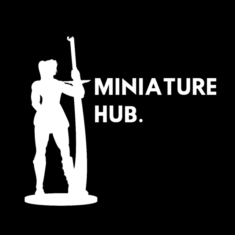 MINIATURE HUB LOGO BLACK BG 768x768