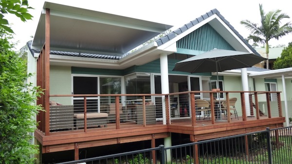 Deking deck patio roofing