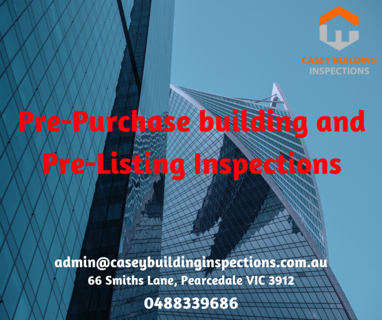 Pre Purchase building and Pre Listing Inspections 768x644