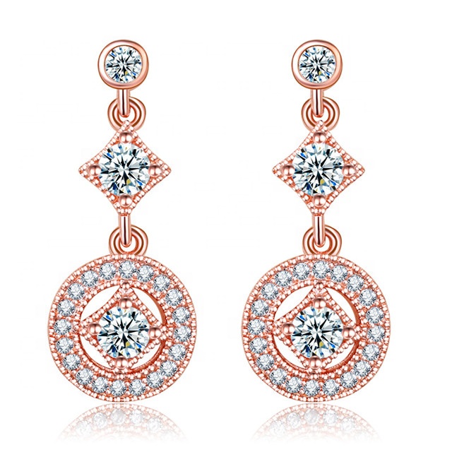 Allure Drop Earring Rose Gold