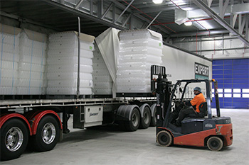 Trailer transport vehicle loading