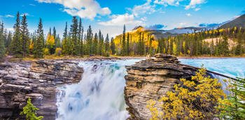 custom canada jasper national park the magnificient athabasca falls in the morning sml3