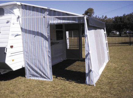 caravan awning installation