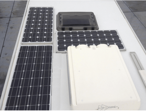 caravan solar panels installation