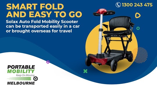 solax auto fold mobility scooter