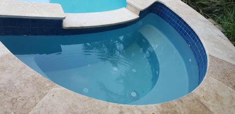 Full pool renovation with spa in rowville1 768x373
