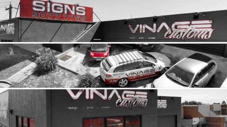 Custom Made Signs Melbourne Vic 1 768x432