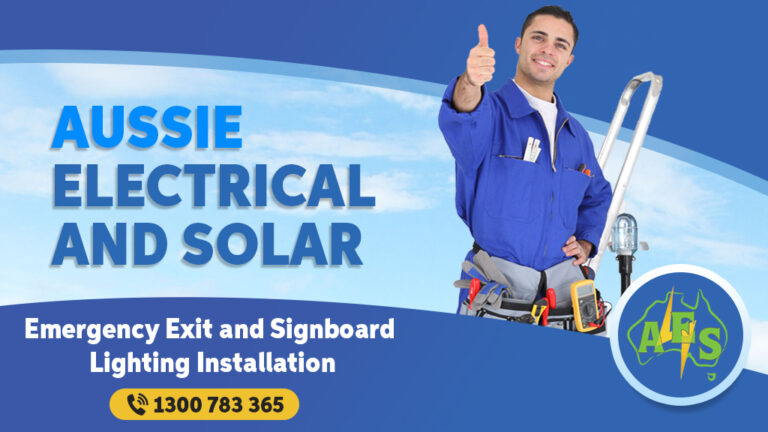 Emergency Exit and Sign Board Installation 768x432