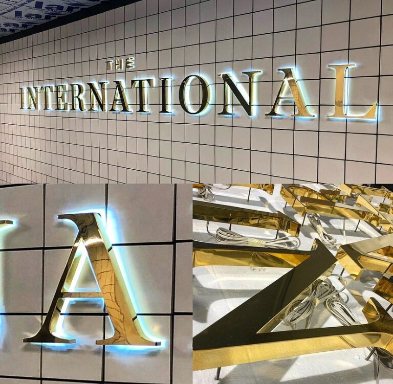 building signage Melbourne signage companies Melbourne sign making melbourne Light Boxes Signage Vinage Customs 768x751