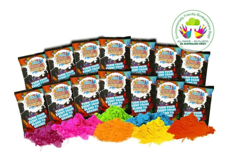 Holi Colour Powder 100g paper 768x516