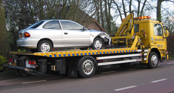 Towing a car