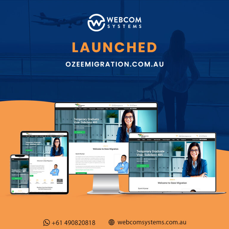 WEBCOM AUS OZEE LAunch POST 2nd JULY 768x768