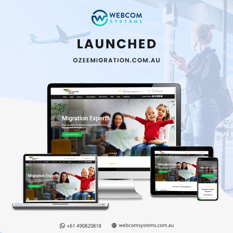Webcom AUS Launch POST Ozee Migration 4th May 768x768