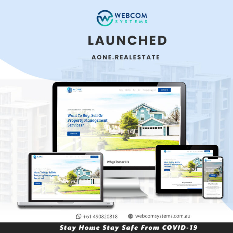 Webcom AUS Launch post RealEstate 26th March 768x768