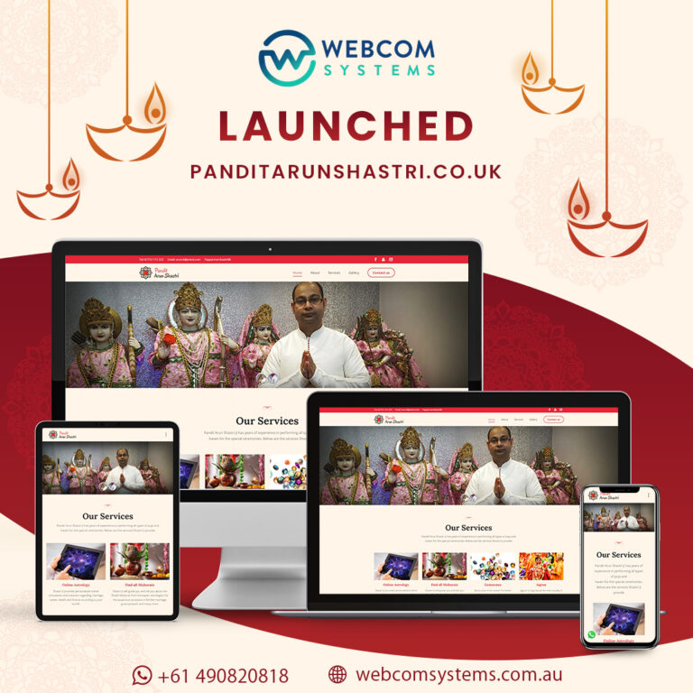 Webcom Aus Launchpost PanditArunShastri 13 August 768x768