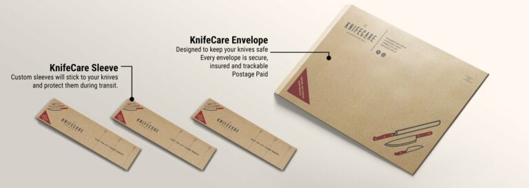 Knife Care Envelope Mock up with Knife Sheath 6700x2380 V3 1512x 768x273