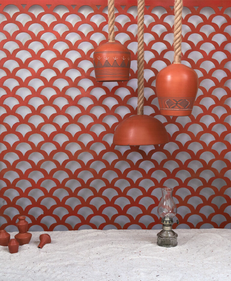 kutch clay pendant lamps 768x934