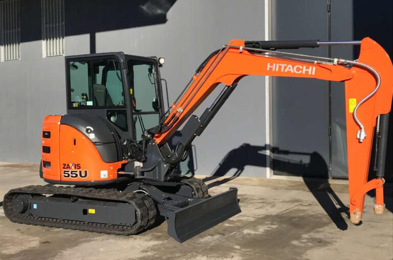 Hitachi ZX55U 5a Excavator Hire 768x509