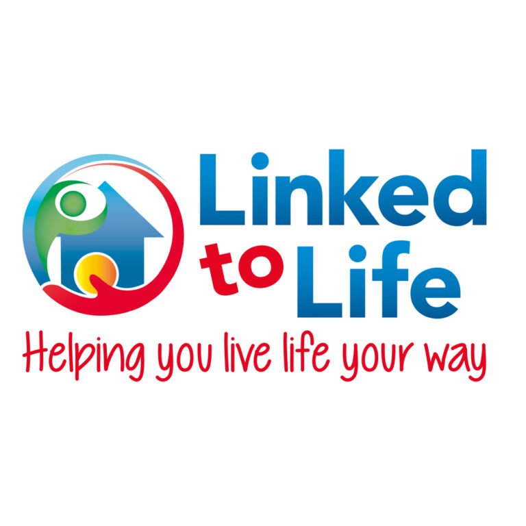LINKED TO LIFE square logo with tagline Geo coordinates 768x768