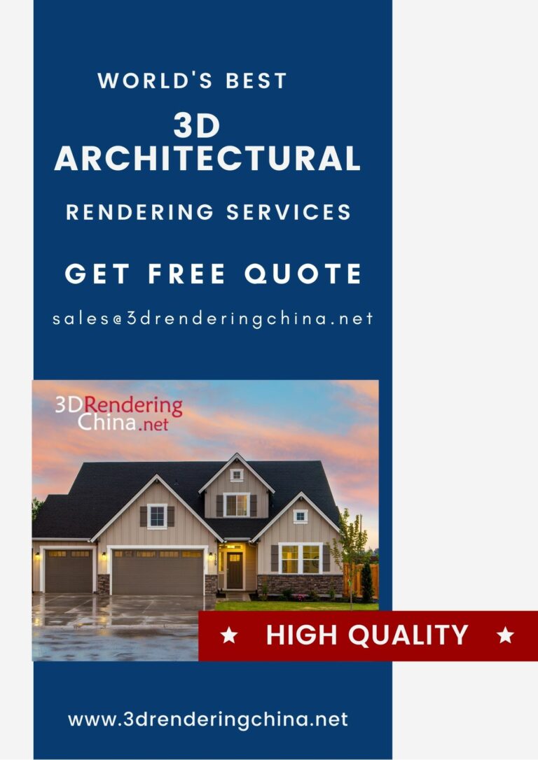 3D Architectural Rendering 768x1086