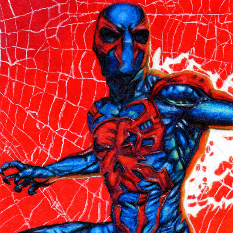 Spiderman 2099 Mark Bartle Art 768x768