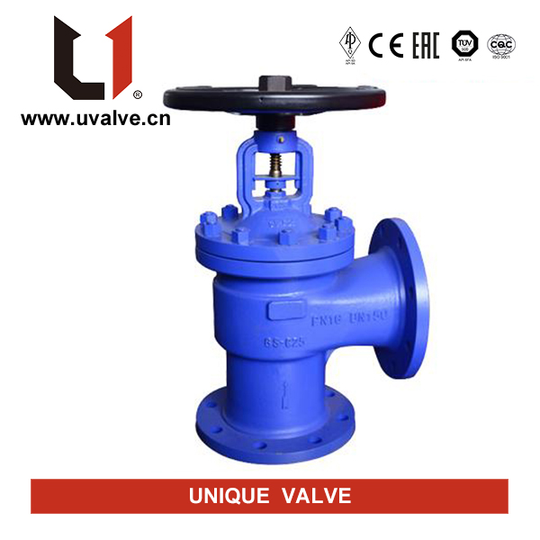 angle bellows seal globe valve
