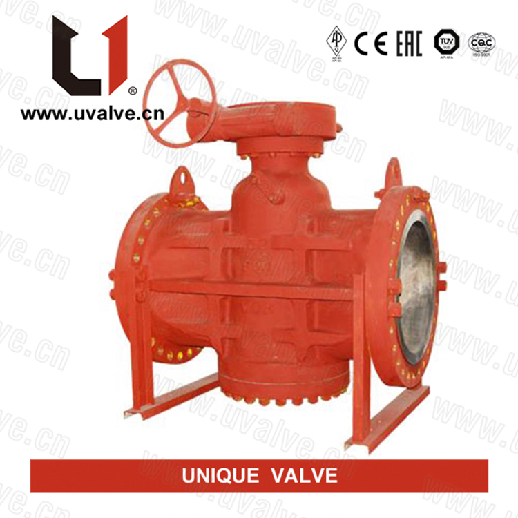 inverted pressure balance lubricated plug valve