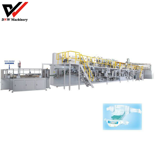 t shape elastic ear baby diaper making machine