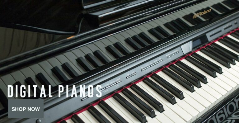 Digital Pianos Category Banner 768x395