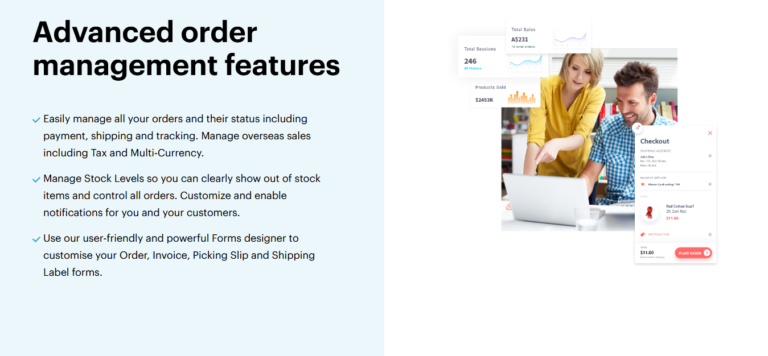 Advanced order management features 768x356