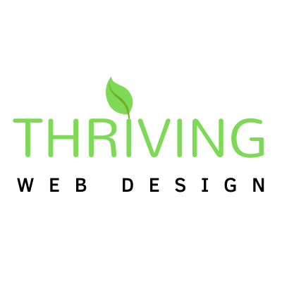 thriving web design logo