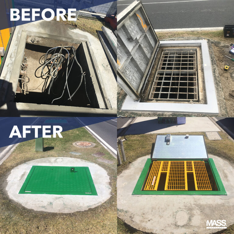 MASS PRODUCTS MANHOLE COVER