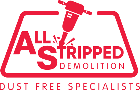 all stripped demolition logo