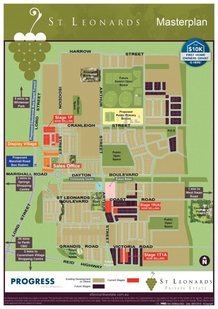 Map of St Leonards Private Estate Map of St Leonards Private Estate