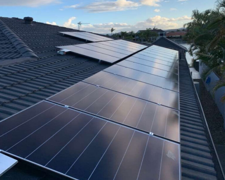 hyundai solar panels installed on the gold coast queensland 768x614