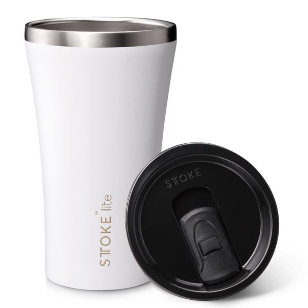 12oz White Sttoke Lite Reusable Cup 600x600 1