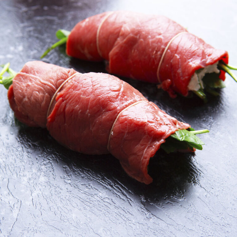 Beef Rotolo with Ricotta and Spinach 768x768