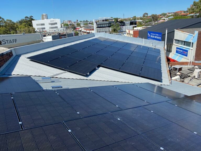 Commercial Solar Panel Install in Joondalup 768x576