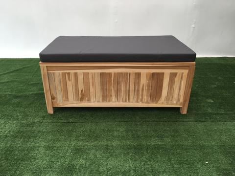 TEAK STORAGE BENCH