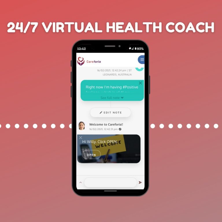 Careforia conversation screen 768x768