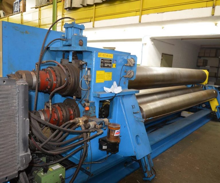 Haeusler 4 roll Plate Bending Machine No. 2152 768x640