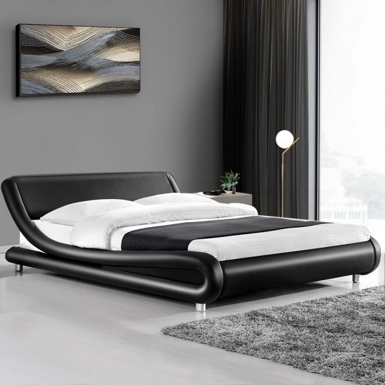 artiss king size pu leather bed frame black kings warehouse 376801 1024x1024 768x768