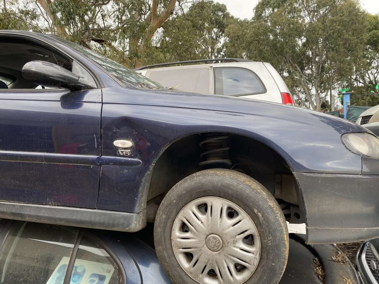 collected old unwanted car in Hotham Hill 768x576
